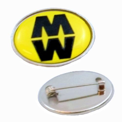 Standard Badge 30x21mm oval and printed dome